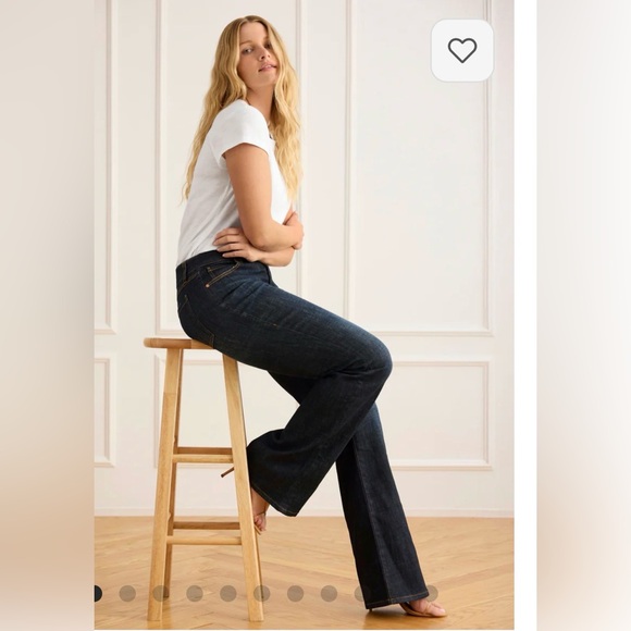 CAbi Denim - NWOT, CAbi Dark Wash Boot Cut Flare Jeans, size 10 Long